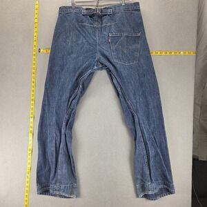 Vintage Levis Engineered Jeans Mens 36x32 Blue Buckle Back Twisted One Pocket